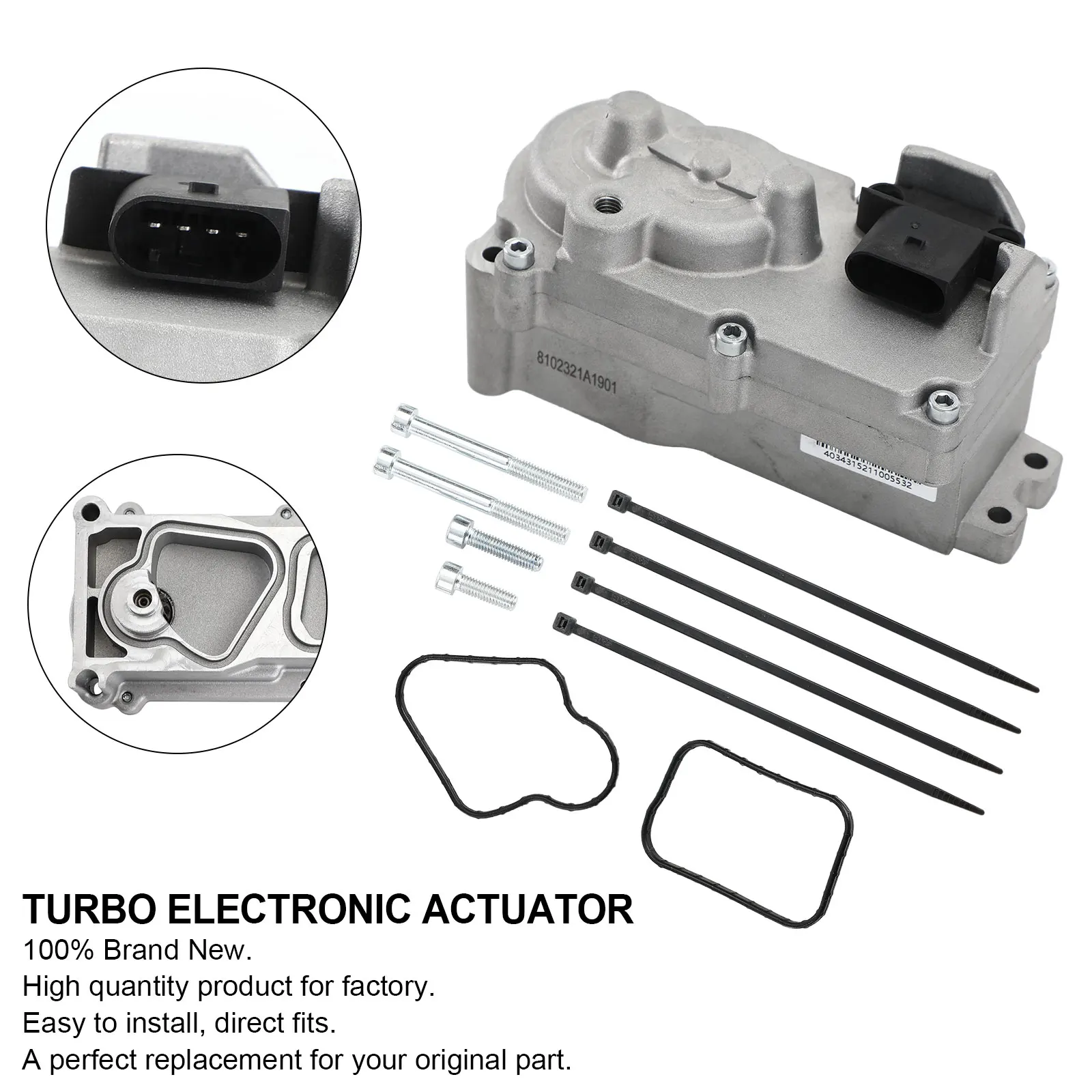 Artudatech Turbo Electronic Actuator For Dodge Ram Cummins VGT 6.7L Holset 68481772AA Car Accessories