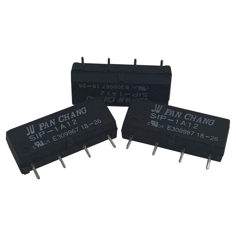 5Pcs 5V 12V 24V Reed Relay Switch Module SIP-1A05 SIP-1A12 SIP-1A24  PAN CHANG Relay 4PIN