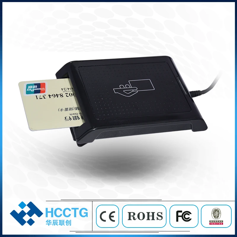 

Contact ISO 14443 NFC Contactless ISO 7816 IC RFID NFC Card Reader with SAM Slot HD5