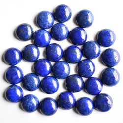 Wholesale 50pcs/lot  fashion hot selling high quality natural  lapis lazuli round CABOCHON beads for jewelry Accessories 12mm