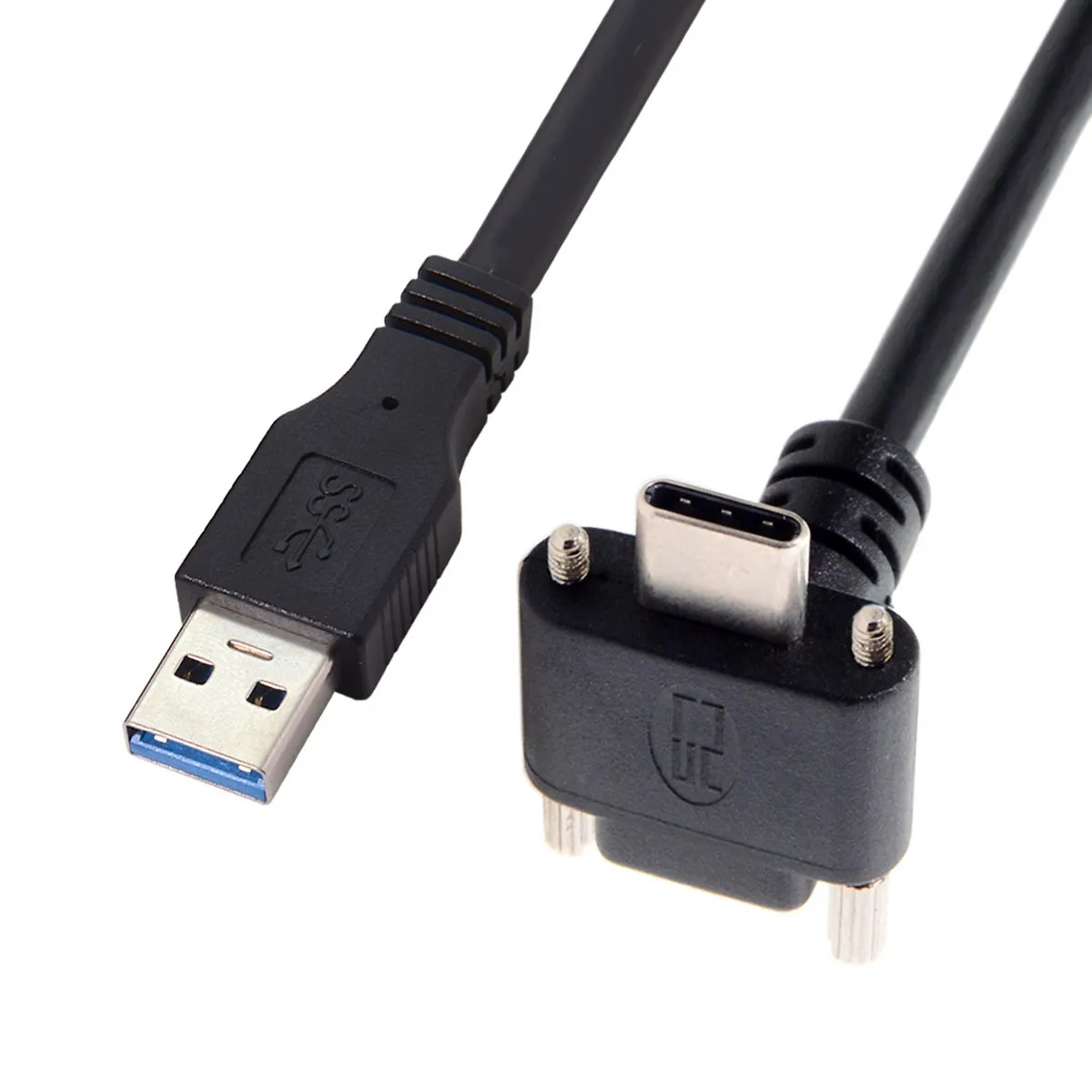 ลง90 DegreeUp USB 3.1ประเภท-C Dualสกรูล็อคTo USB3.0ข้อมูลGL3523 Repeater Cable 8.0Mสำหรับกล้องOculus Quest Link