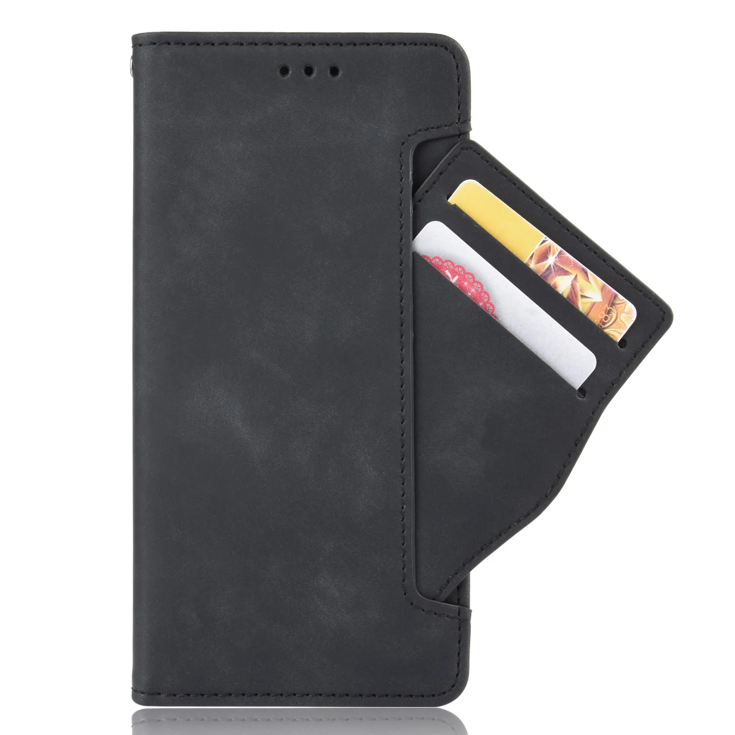 Oukitel WP6 케이스 프리미엄 가죽 지갑 가죽 플립 멀티 카드 슬롯 커버 Oukitel WP6 케이스 6.3\