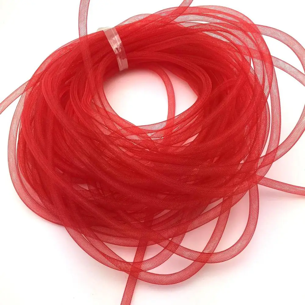 5Meters DIY Mesh Tubing Cord 8mm Fashion Bracelet/Necklace Cord Jewelry Accessory Christmas Decoration Accessories