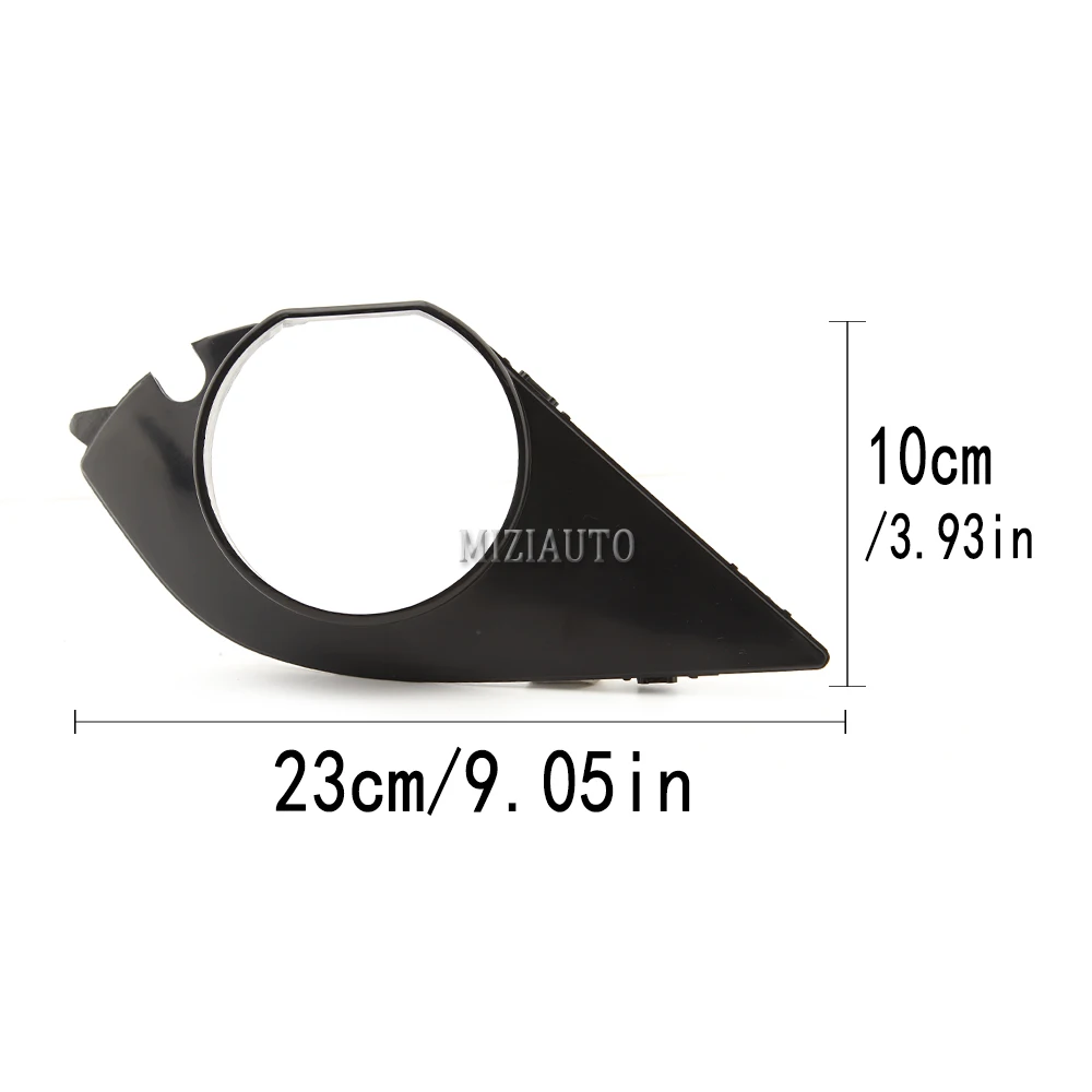 Cubierta de luz antiniebla, marco de lámpara, rejilla para BMW E60 E61 M Sport 2003-2009 525i 528i 530i 2004 2005 2006-2010, cubiertas de luces