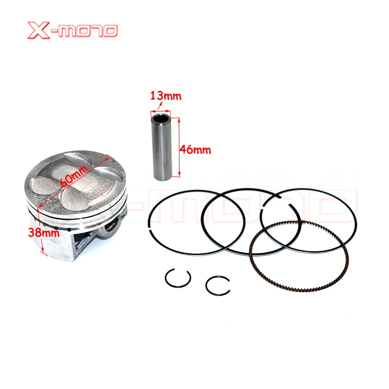 YX150 160 170 CC Engine 60/62mm Piston Kit For Kitaco YX 4 Valve Cylinder Head Pit Dirt Bikes YCF  SDG GPX Motocross