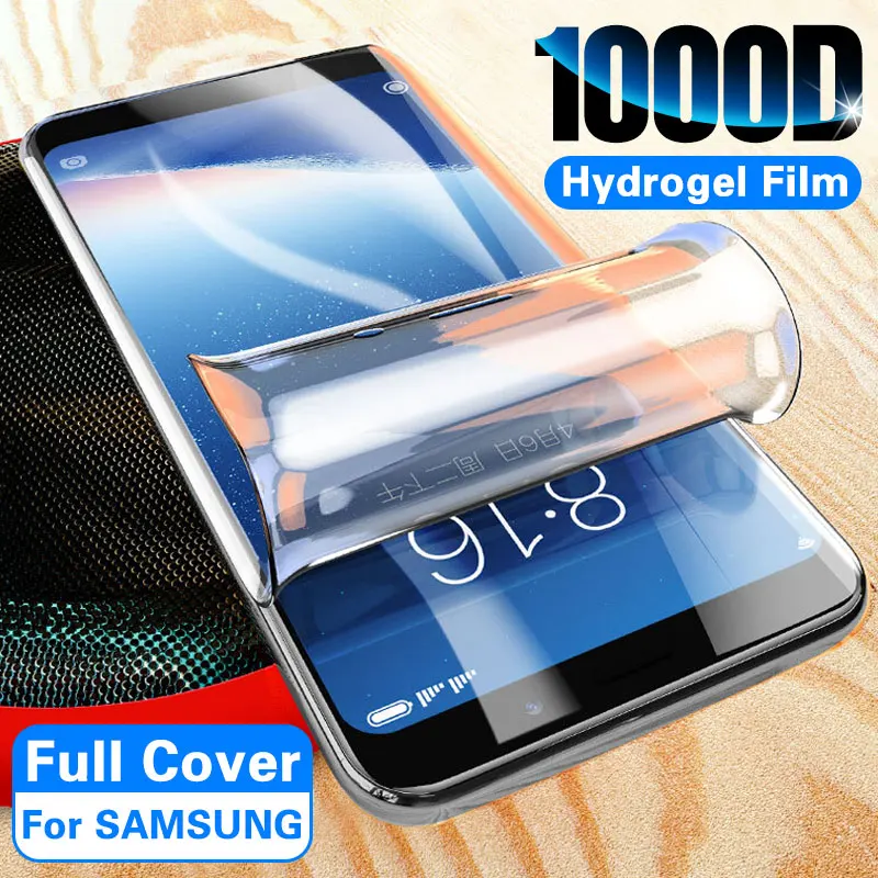 1000D Hydrogel Film For Samsung Galaxy A7 2015 2016 2017 2018 Full Cover Protective Screen Protector For Samsung A7 2016