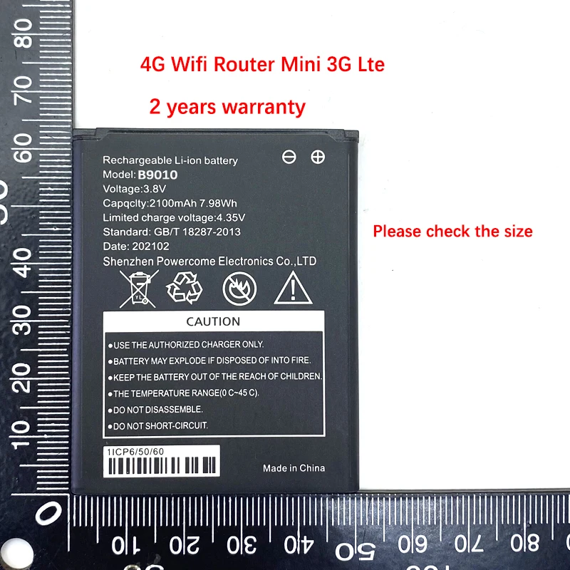 New B9010 Battery For 4G Wifi Router Mini 3G Lte Portable Pocket hotspot Sim Card Router Rechargeable