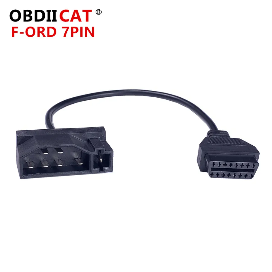 Best Sale For Fo-r-d 7Pin Adaptor OBD Connector 7 Pin To Socket 16Pin Female Cable Adapter for Fo-rd Converting Connection