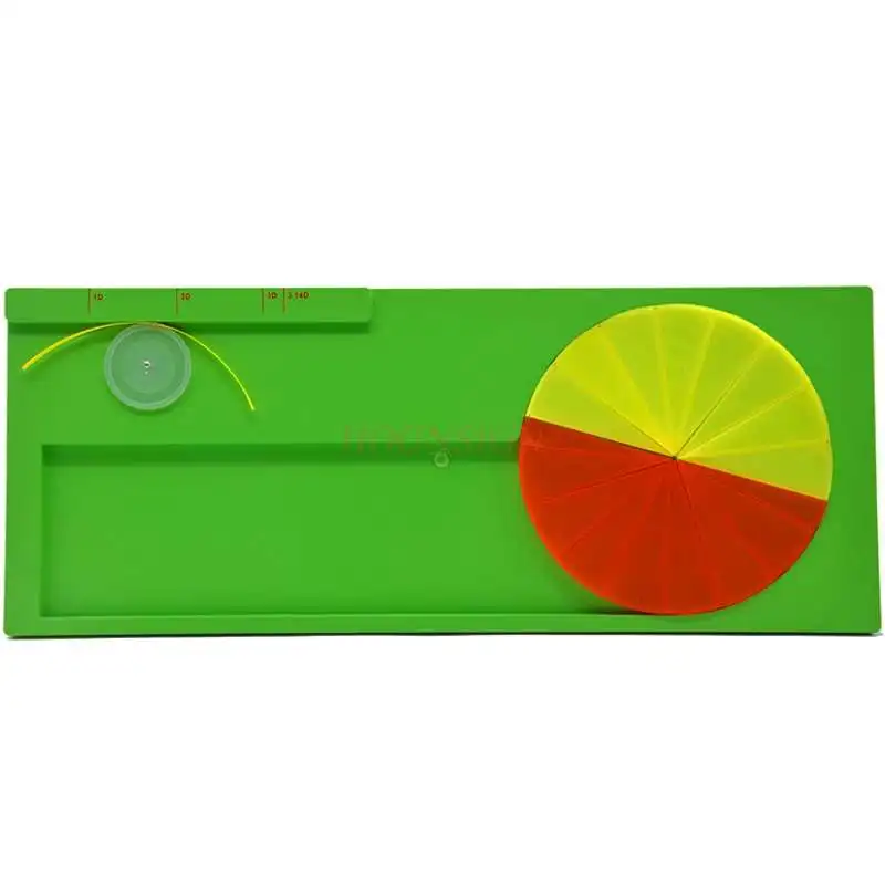 

Circle area pi rate demonstrator primary school mathematics arithmetic teaching instrument