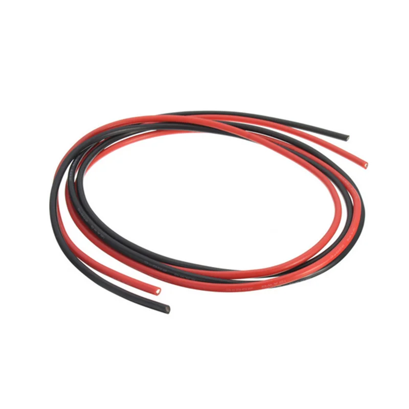 5 Meters 22AWG 24AWG 26AWG 28AWG 30AWG Super Soft Heat-Resistant Silicone Cable Battery Wire Red Black Blue White 6 Colors