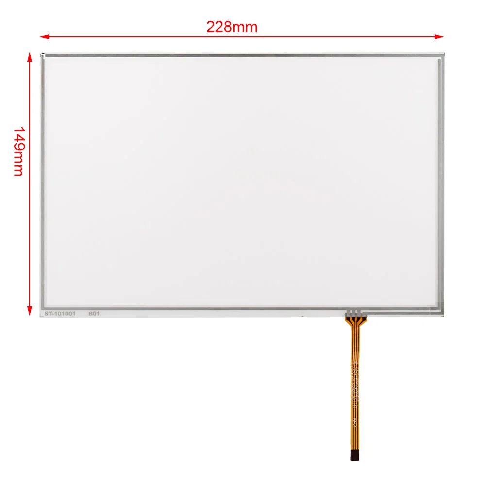 10.1inch for HSD101PWW1 N101ICG 228*149 Resistive Touch Screen 4-wires