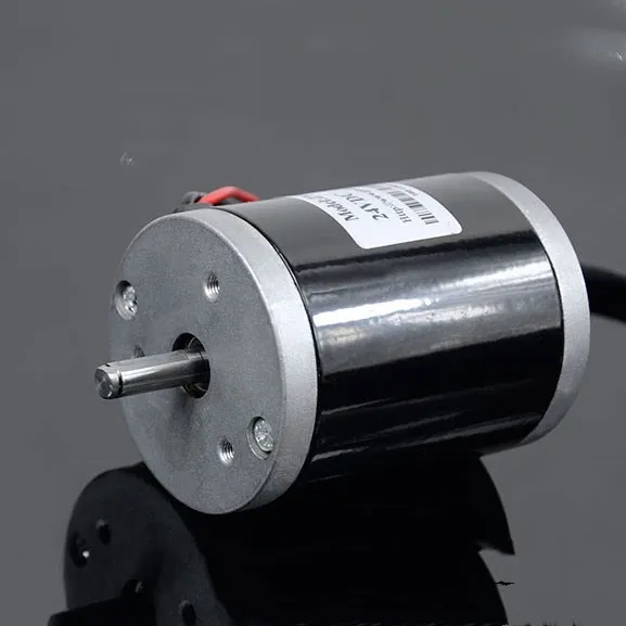 

24V150W7000 rpm DC motor high torque low noise double ball bearing beads lathe