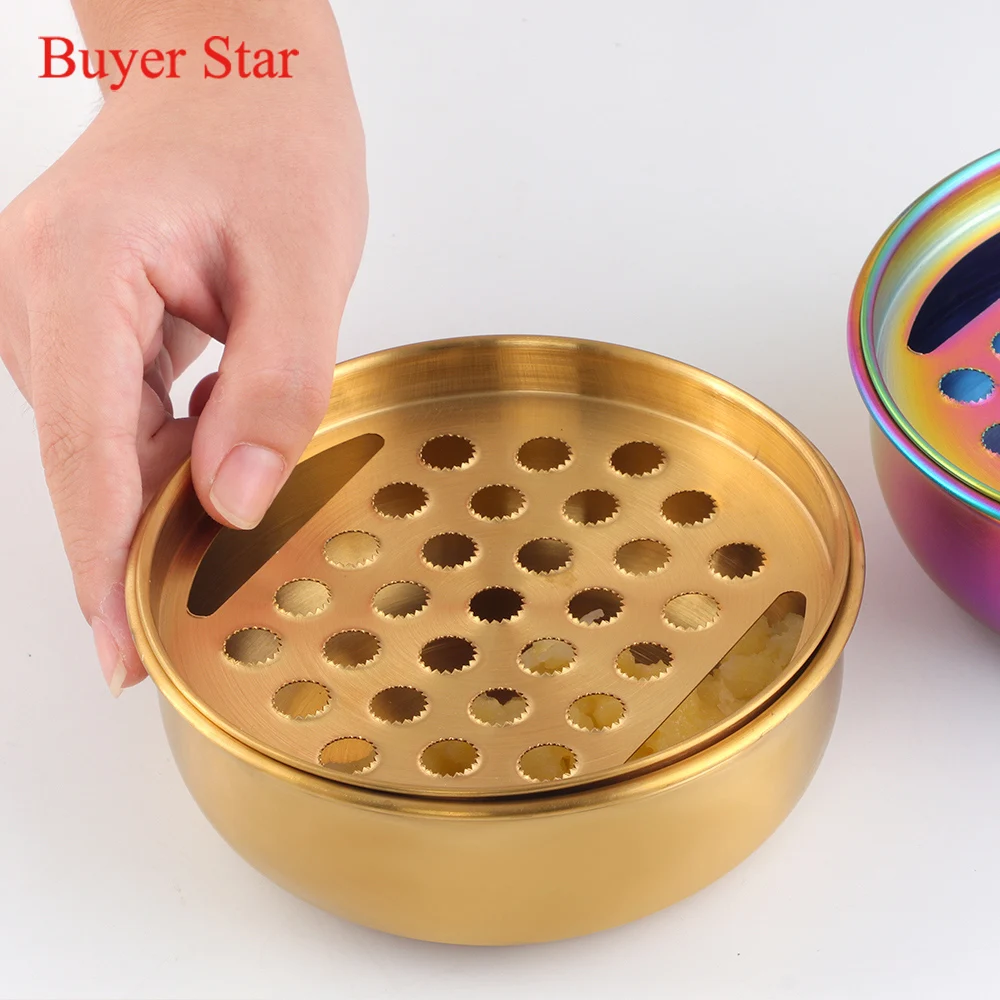 

Stainless Steel Potato Ricer Manual Masher for Potatoes, Fruits, Vegetables, Yams, Squash Food Mills Bowl Hand for Kitchen Tool