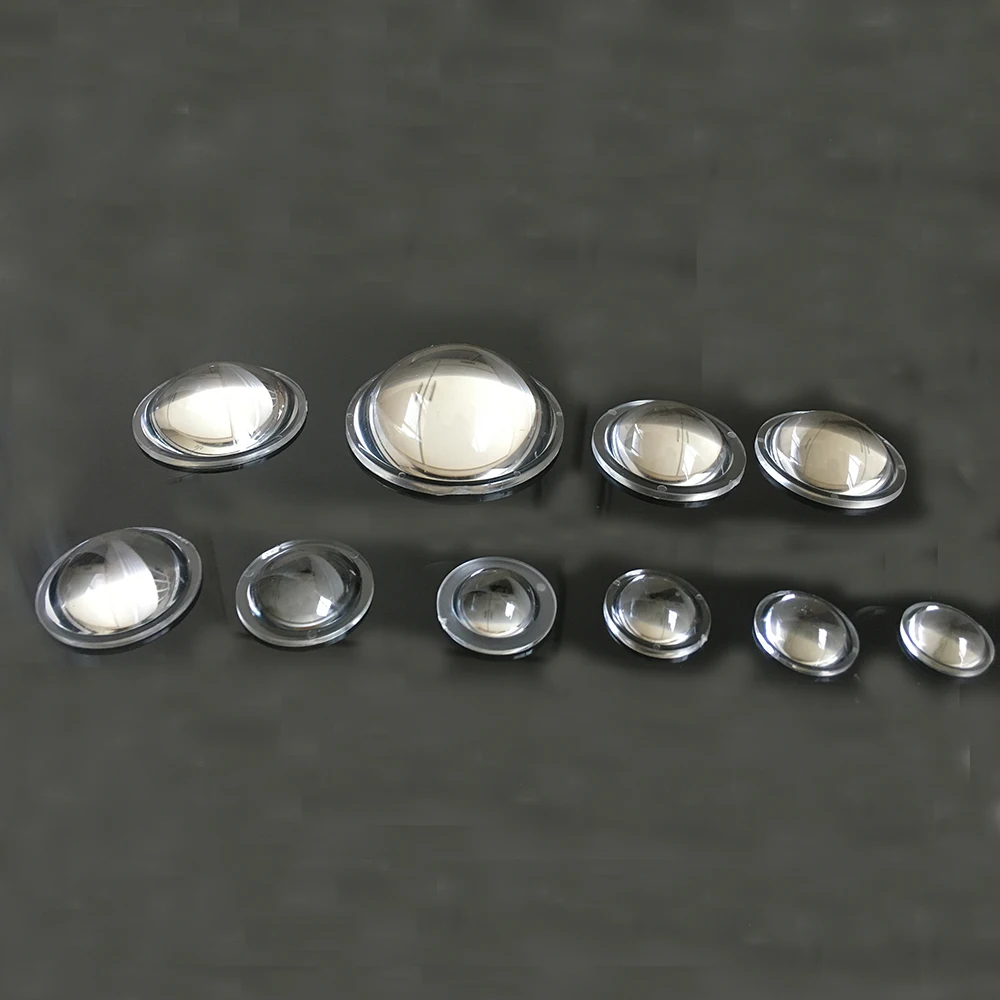 20mm 23mm 25mm 28mm 32mm 36mm 42mm 45mm 50mm 66mm Obiektyw PMMA Zoom LED LatarkaObiektyw rowerowa                                 Lat