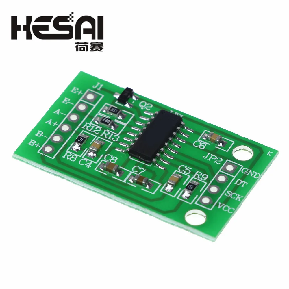 HX711 Weighing Pressure Sensor 24-Bit Precision A/D Module+34mmX34mm 50Kg  Load Cell Resistance Strain Half Bridge