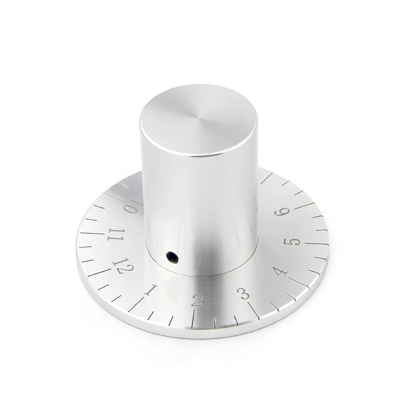 Hifi Audio Amp Aluminium Volume Knop 1 Pcs Diameter 50 Mm Hoogte 33 Mm Versterker Potentiometer Knop Met Maatstaf Schaal
