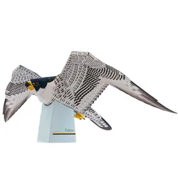 Falcon Hawk Eagle Bird Folding Mini 3D Paper Model Papercraft Animal DIY Handmade Origami Art Teens Adult Craft Toys QD-103