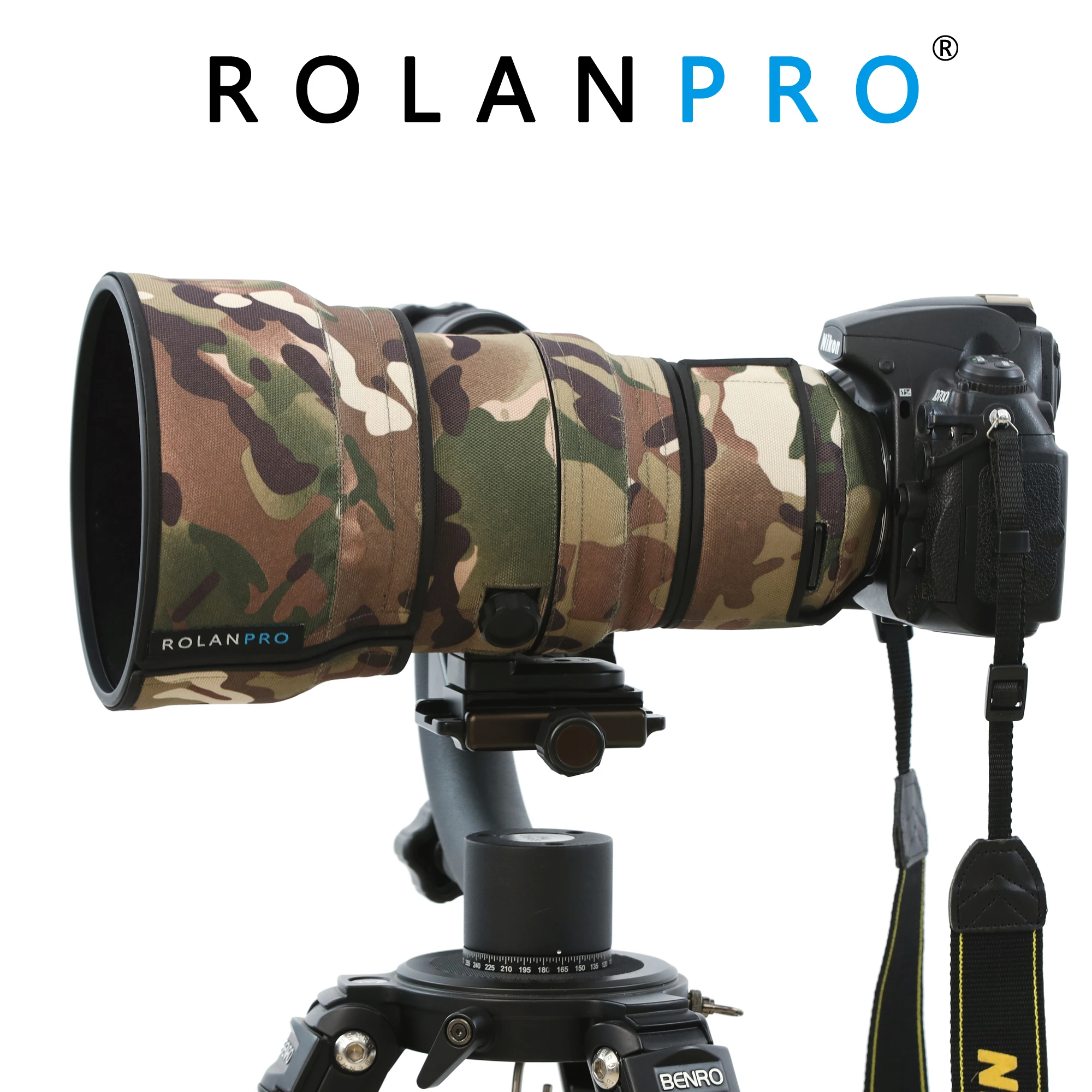 ROLANPRO Waterproof Lens Coat for Nikon AF-S 200mm f/2G ED VR I and II Generations Lens Protective Sleeve Guns Case Lens Cover