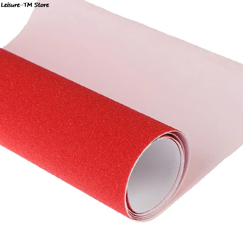 PVC Waterproof Skateboard Deck Sandpaper Grip Tape Griptape Skating Scooter Sticker  84*23CM