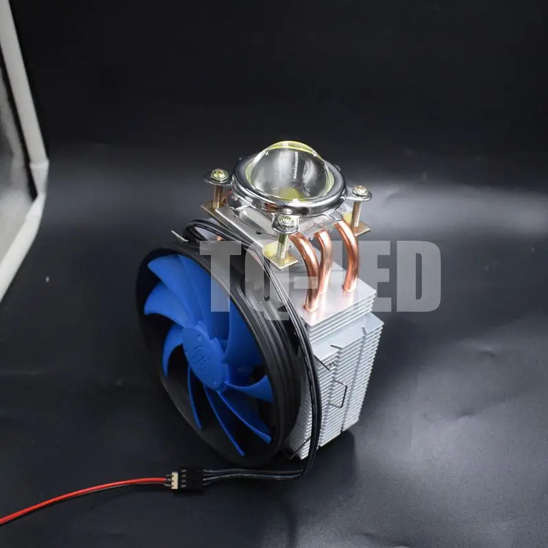 

100W High Power Led Radiator with Cooler Reflector Optical Lens Heatsink kit 60 degrees / 90 degrees / 120 degrees