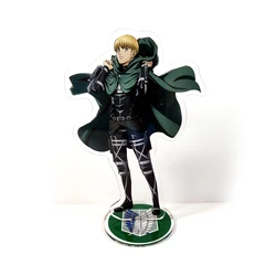 Atak na tytan Shingeki no Kyoji w ostatnim sezonie akrylowy stojak Armin armert model figurki stojak na talerze ozdoba na wierzch tortu anime