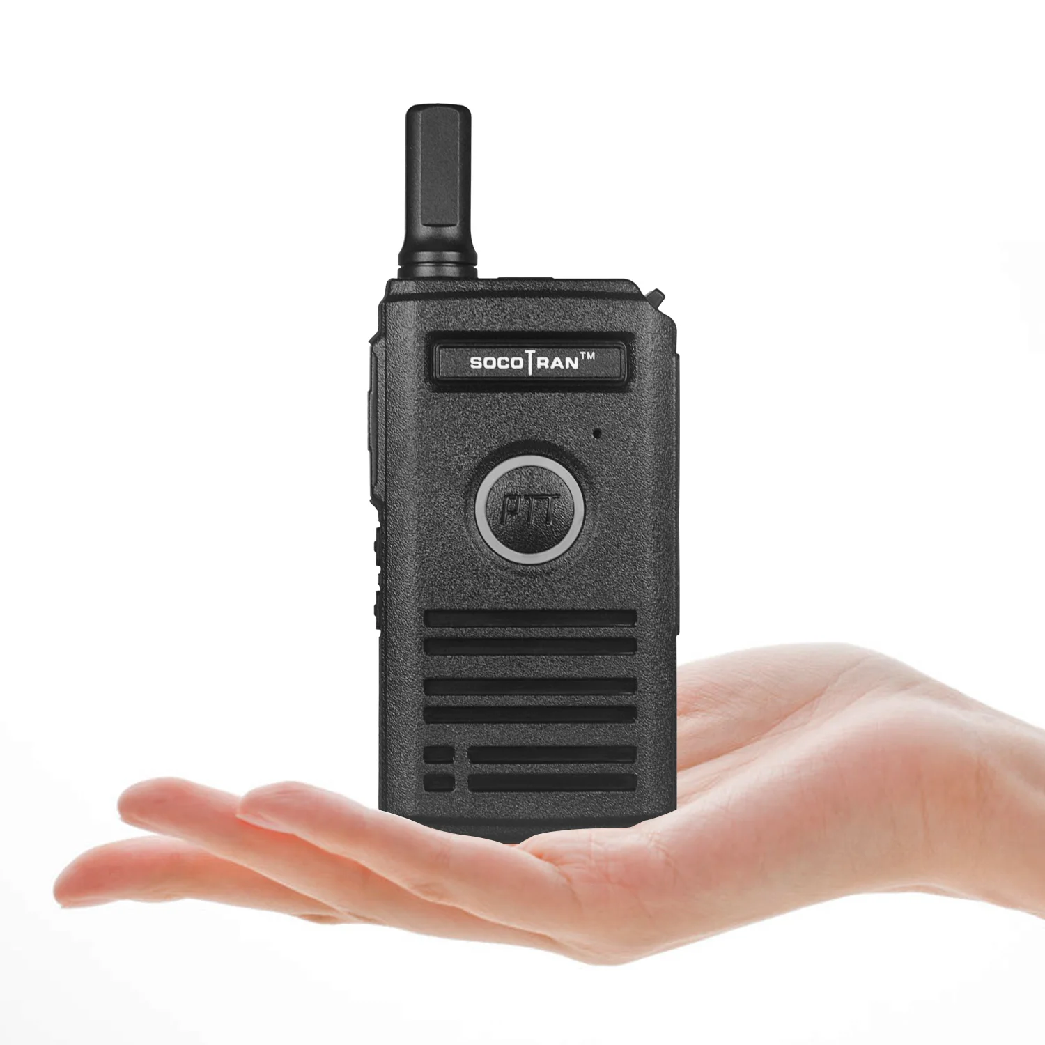 Imagem -02 - Ultra Fino Walkie Talkie Uhf Recarregável Mini Rádios em Dois Sentidos Inteligentes Moda Portátil Rádio de Vias com Ptt Duplo & Respiração Luz