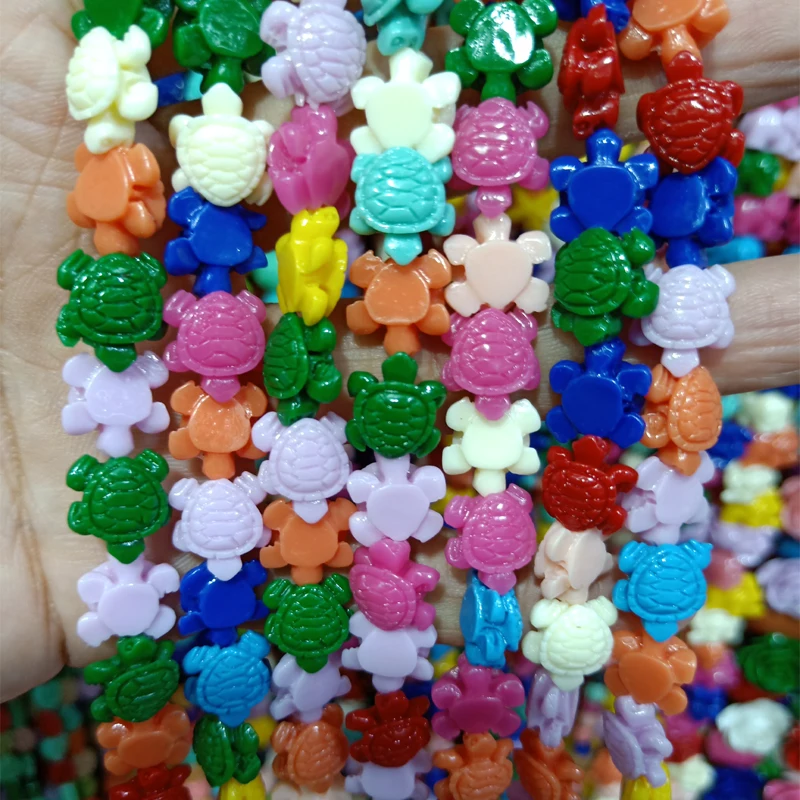 

About 10x12mm Tortoise Shape Natural Coral Beads DIY Loose Mix Color Coral Beads For Jewelry Making Bracelet Strand15''