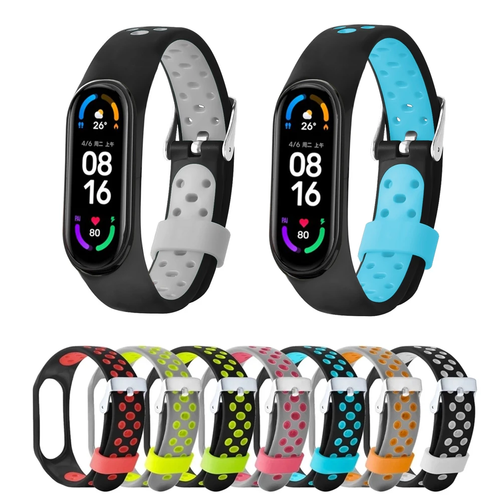 Xiaomi MiBand 6 5 4 3 Miband Strap Replacement for Xiaomi Mi Band 6 Smart Band Wrist M6 Bracelet