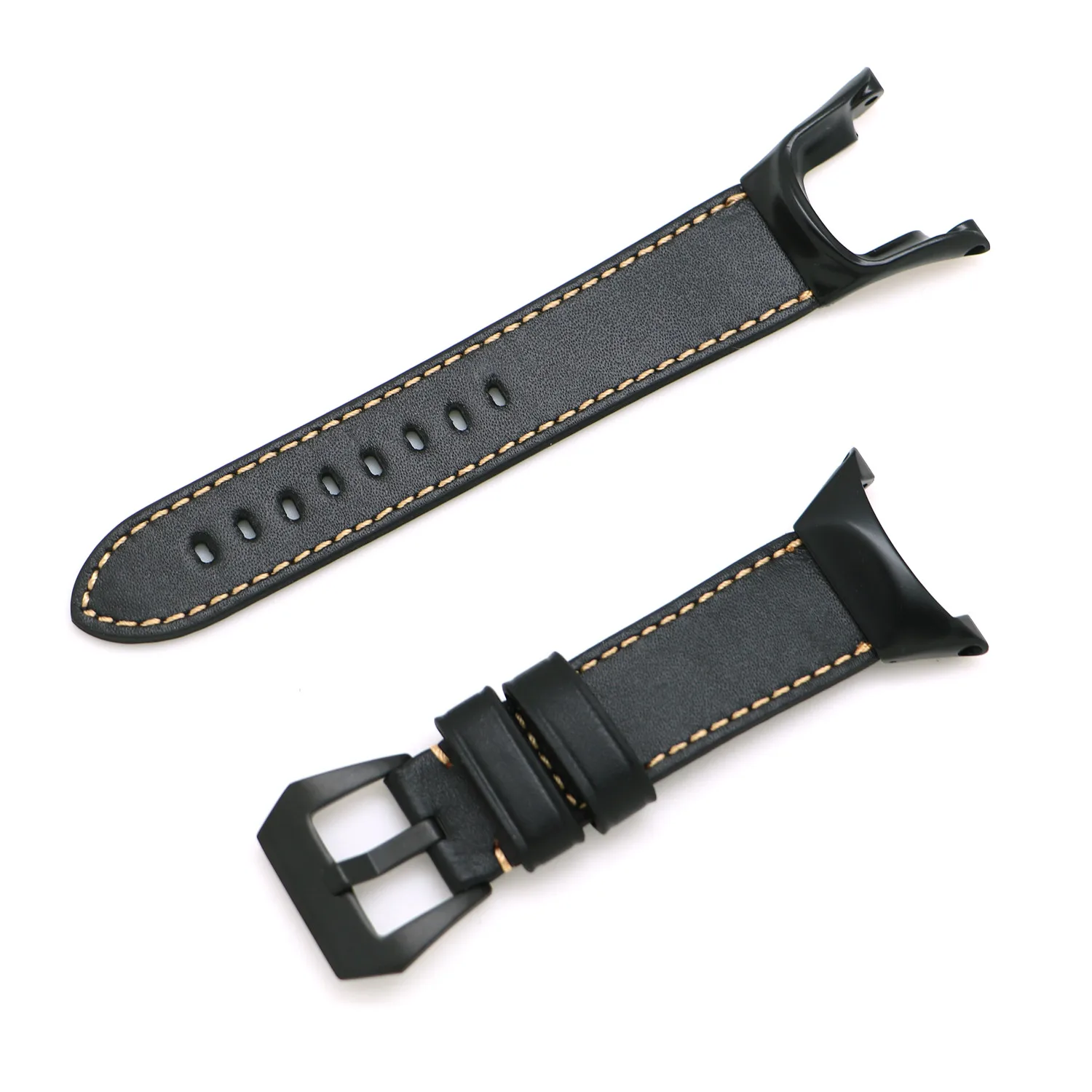 Wtitech Replacement Strap Cowhide Leather Watch Band Bracelet for Suunto Ambit/Ambit2/Ambit3 Sport/Run/Peak