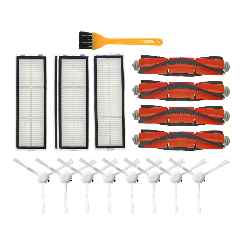 Hepaフィルター + サイドブラシ + xiaomi用メインブラシmijia 1C 1t STYTJ01ZHM dreame F9ロボット掃除クリーナー部品