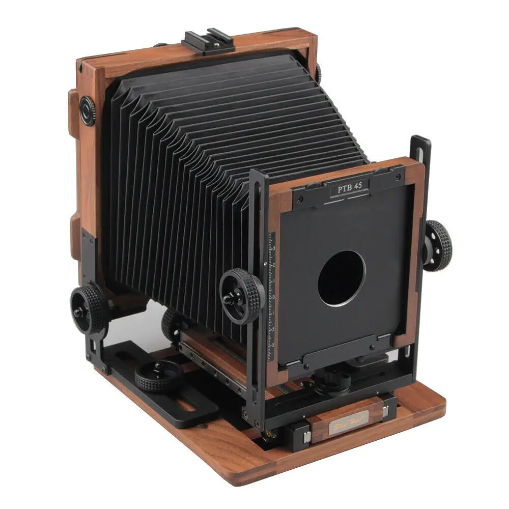 ShenHao PTB45 4x5 Folding Film Camera Walnut Wood Large Format Camera