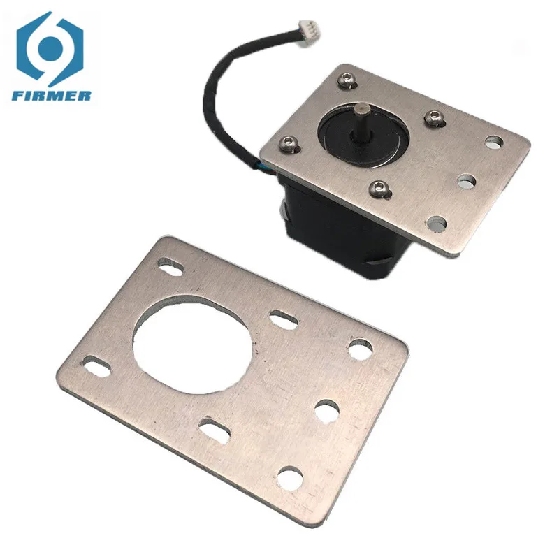 1pc bracket adjustable NEMA 17 Stepper Motor Mounting Plate Fixing Bracket For Reprap D-bot core-XY 3D Printer CNC 2020 Profiles