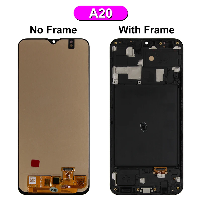 Go! AMOLED For Samsung Galaxy A20 LCD A30 Display A50 LCD A50S A30S Screen For A205F A305F A307F A505F A507F Touch Screen