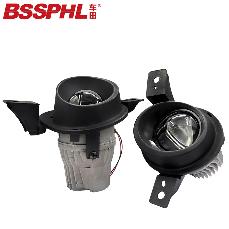 BSSPHL Car-styling Retrofit light HD 2.8 Bi-xenon LED fog lamp lens fit for Luxgen U6