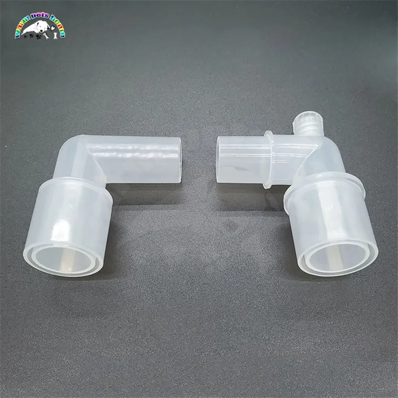 Anesthesia Tube L-shaped Connector Elbow Circuit Inside Outside Male and Female Tracheal Intubation Connector 90 Degree