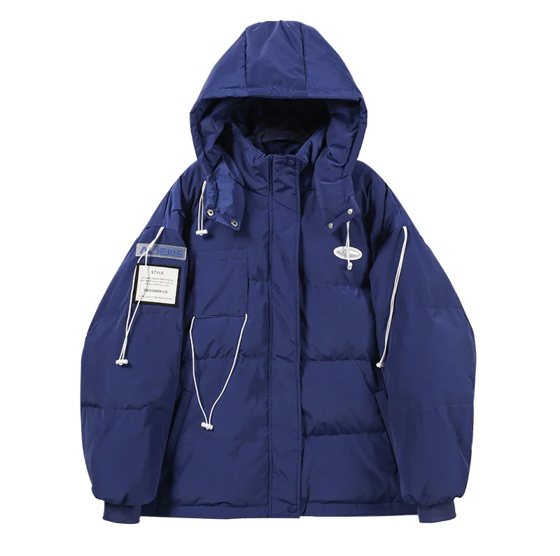 

2021 Winter Women Down Coat Warm Thick Coats Women Zipper Long Sleeve Coat Femme Casual Loose Down Jacket Hooded Jackets Femme