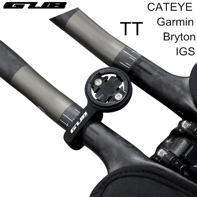 GUB Bicycle TT Bracket Computer Mount Holder Bike Watch Aluminum Rest Handlebar Computer Bracket For Garmin Bryton Cateye GoPro