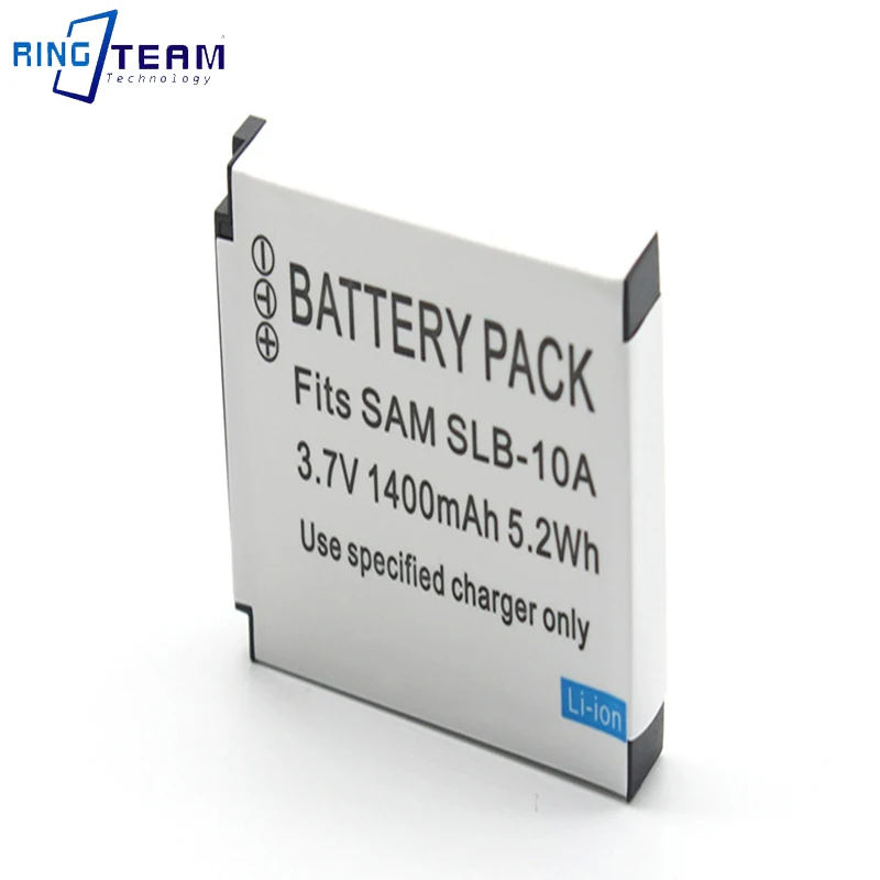 SLB-10A Battery WB350F WB550 WB500 WB850F WB800F EX2F NV9 L100  L110  PL50  L210 For SamsungWB1100F Camera