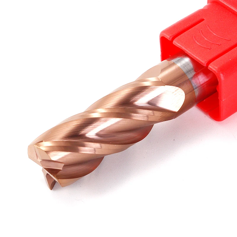 Cutting Alloy Carbide Milling Tungsten Steel Milling Cutter End Mill HRC55 4 Flute Metal Cutter Fresa 4mm 5mm 6mm 8mm 10mm 12mm