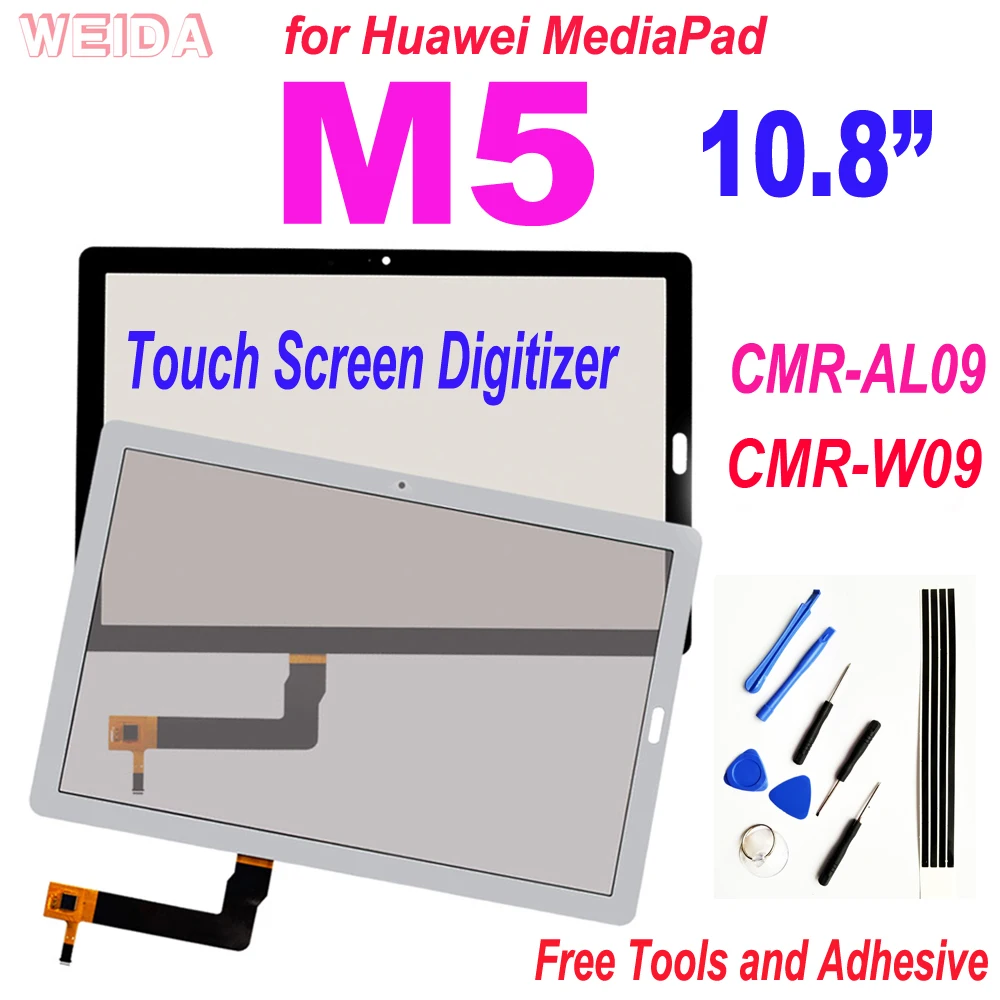 10.8” Touch for Huawei MediaPad M5 10.8 CMR-AL09 CMR-W09 Touch Screen Digitizer Front Glass Outer Glass Lens Panel Replacement