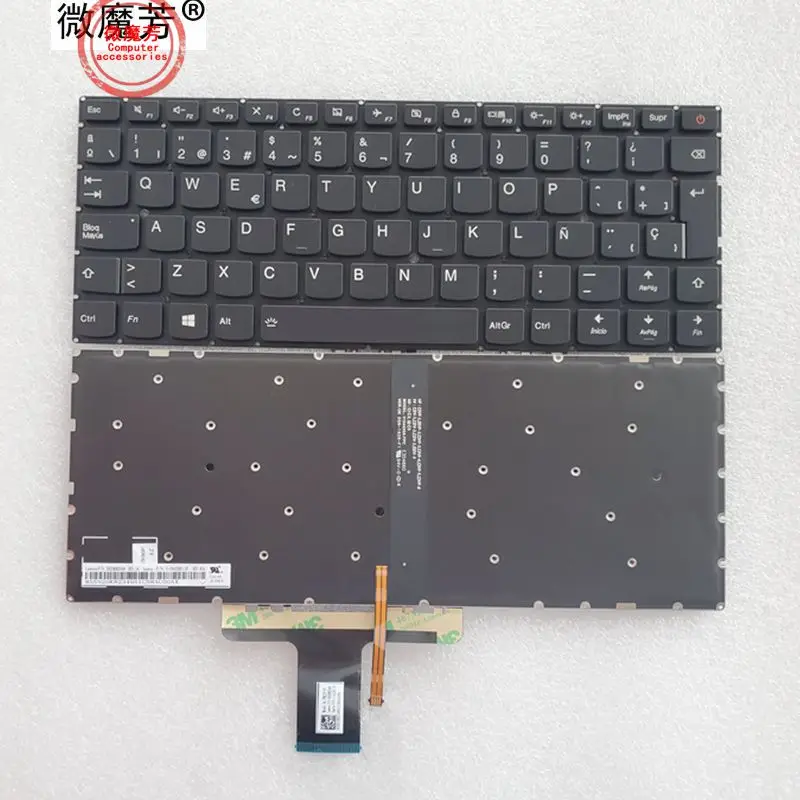 

"SP/LA keyboard for Lenovo IdeaPad 710s-13 710S-13IKB 710S-13ISK Air 13 Pro 510s-13 Air 13 Pro 13.3"" laptop Backlit "