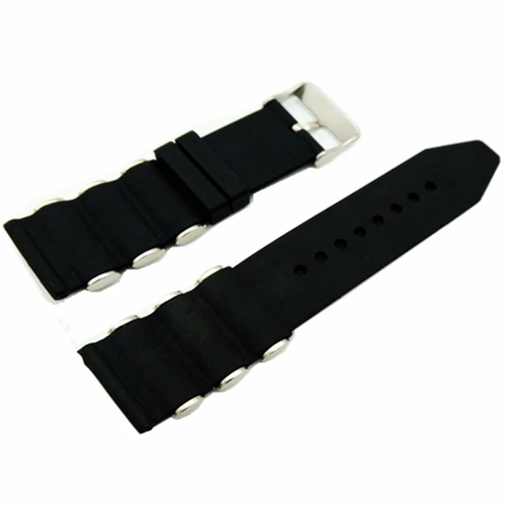 22mm 24mm 26mm Watch Band Silicone Rubber Watchband For Pam For Samsung Gear S3 Classic / Frontier Wrist Strap Bracelet Replace