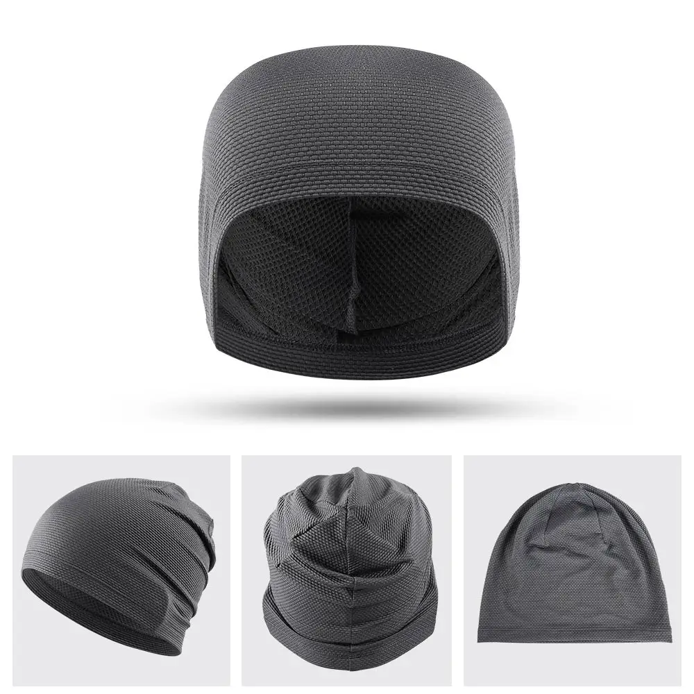 2PCS Schnell trocknende Lauf Caps Sommer Atmungs Kühlen Sport Hüte Outdoor Radfahren Wandern Baseball Skullies Stretchy Beanies Hut – Detail 21