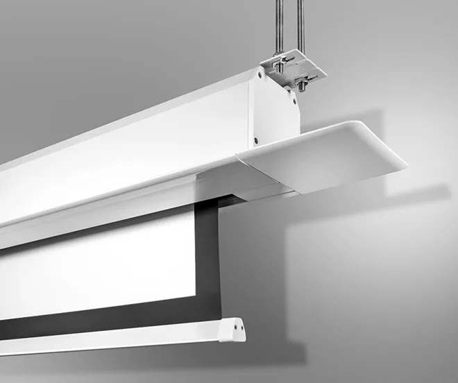 THMFGH 80-150 "In-Decke Montiert Elektrische/Motorisierte Projektion/Projektor Bildschirm mit Fiberglas matte weiß für Heimkino – Detail 2