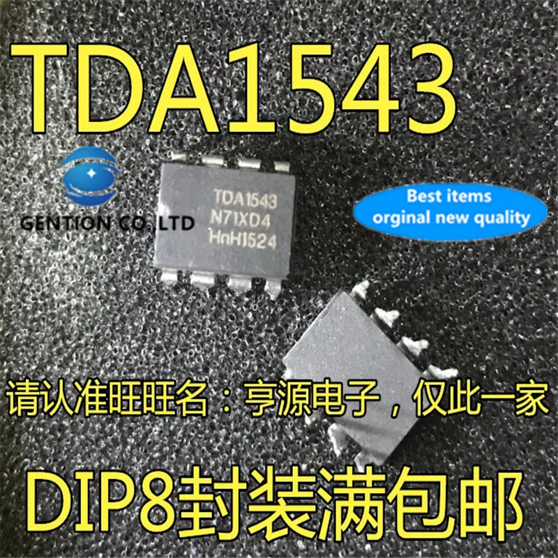 10Pcs  TDA1543  DIP-8 Audio decoder chip in stock  100% new and original