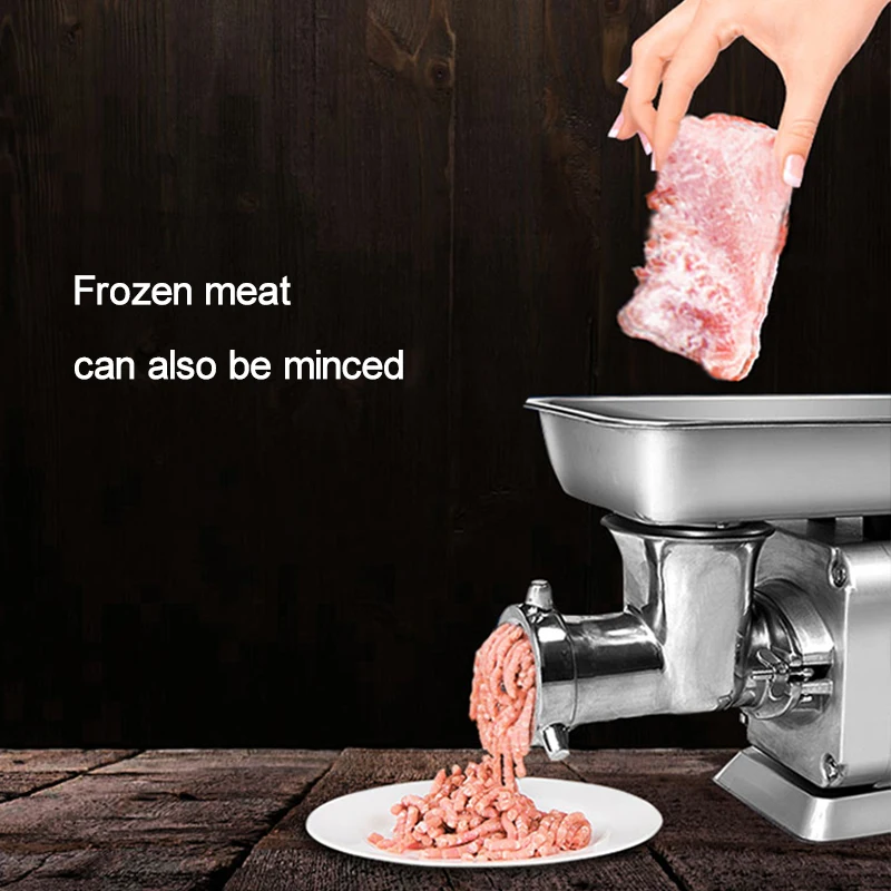 Meat Grinder Electric Meat Grinder Commercial Meat Grinder Stainless Steel Meat Grinder Automatic Meat Froth Machine 750W 1300W