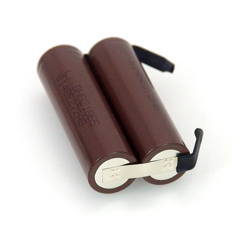 Новый 3,7 V 1S 6000 мА/ч, HG2 ионно-литиевая аккумуляторная батарея светодиодный светильник рыбалка Bluetooth Динамик 4,2 в паяльная Никель лист DIY батареи