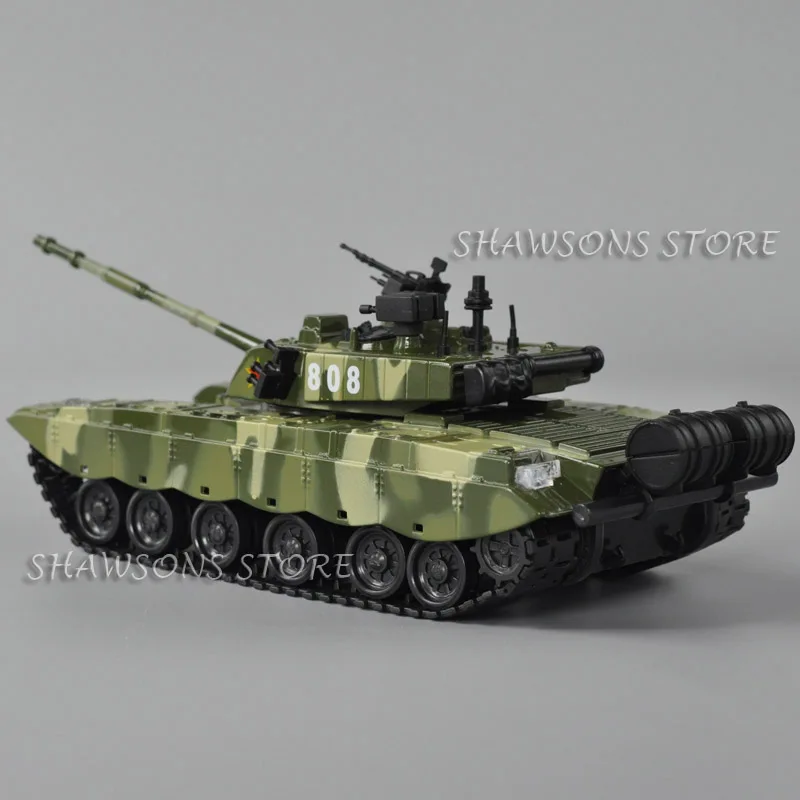 Tỉ Lệ 1:42 Diecast Mô Hình Quân Sự Đồ Chơi T-99 T99 Trung Quốc Xe Tăng Chiến Đấu Chủ Lực Thu Nhỏ Bản Sao Có Âm Thanh & Ánh Sáng