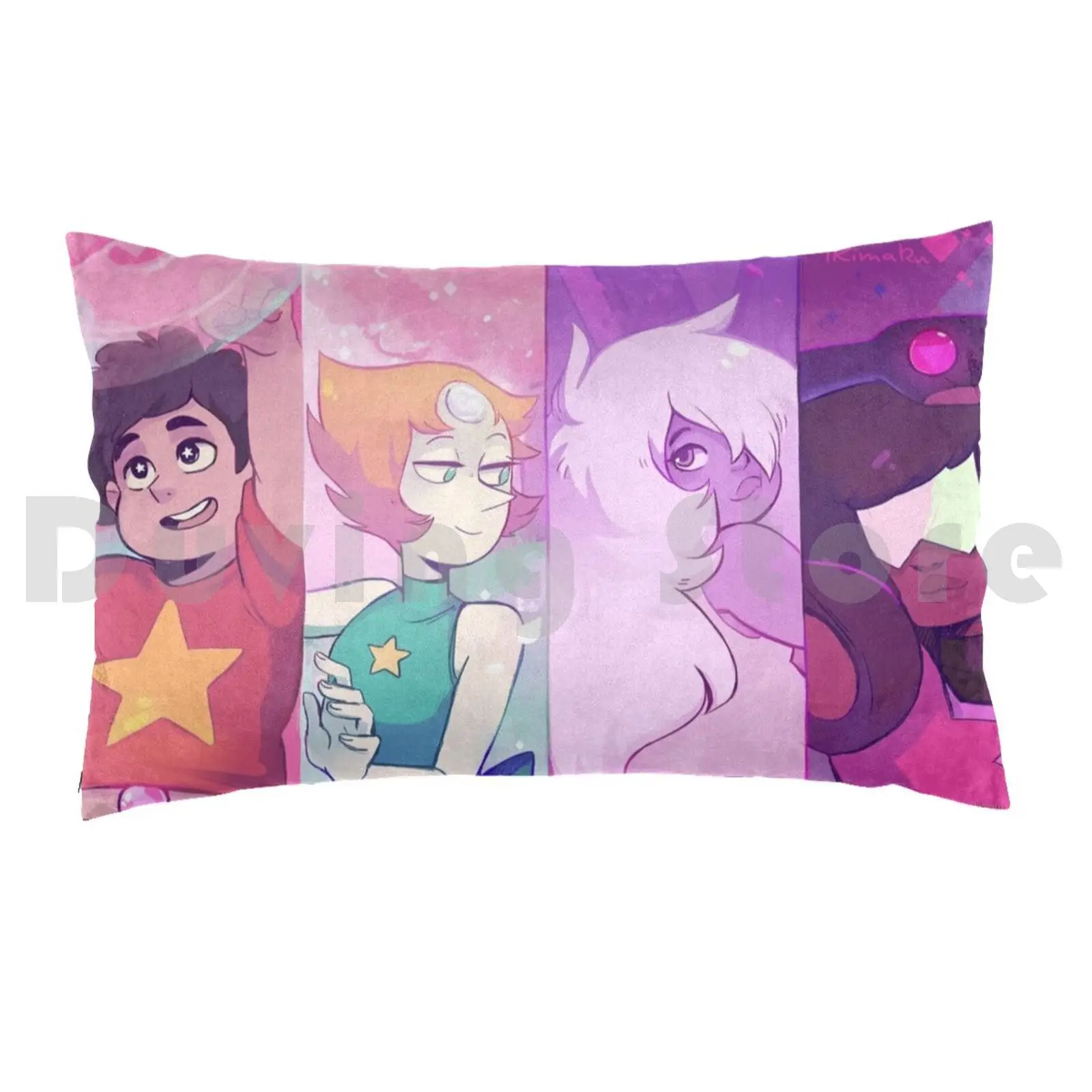 Pillow Case Gem Power 3314 Steven Universe Stevenuniverse Pearl Garnet Amethyst