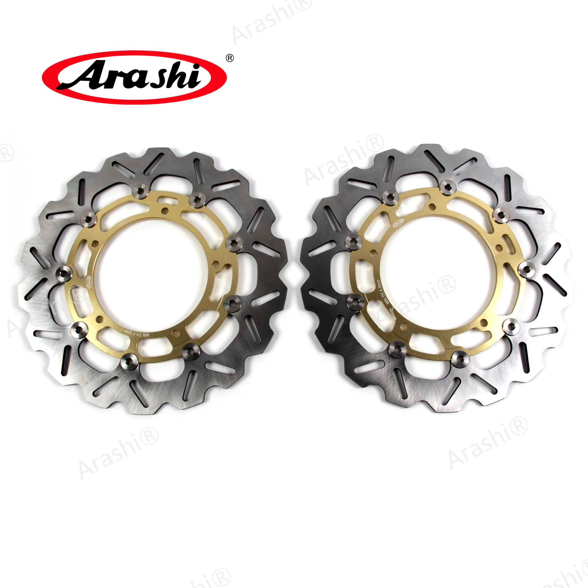 ARASHI Front Brake Discs For YAMAHA XTZ SUPER TENERE 1200 2010-2021 CNC Brake Disks Rotors 2010 2011 2012 2013 2014 2015 YZF R1